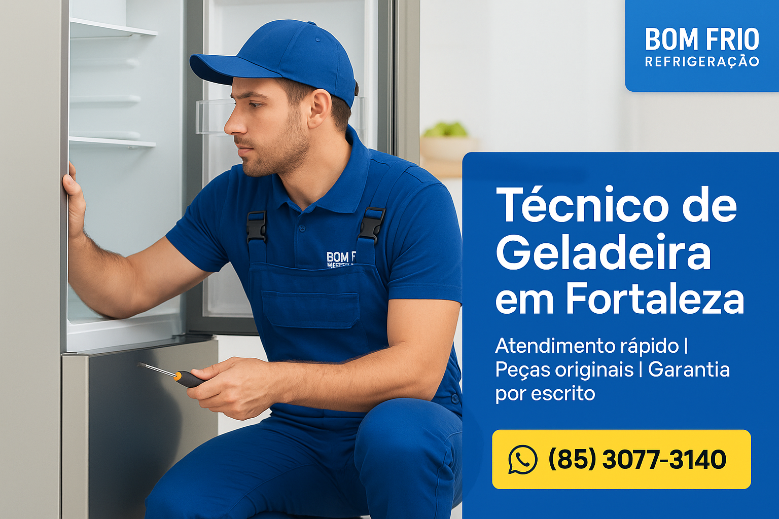 Técnico de Geladeira em Fortaleza – Bom Frio Refrigeração